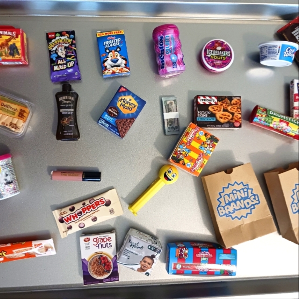 HANDMADE, MINI BRANDS, REFRIGERATOR MAGNETS